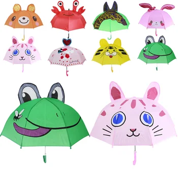 A variety of cute cartoon animals children umbrella animation creative long handle hanging 3D ear model children umbrella boy
A variety of cute cartoon animals children umbrella animation creative long handle hanging 3D ear model children umbrella boy