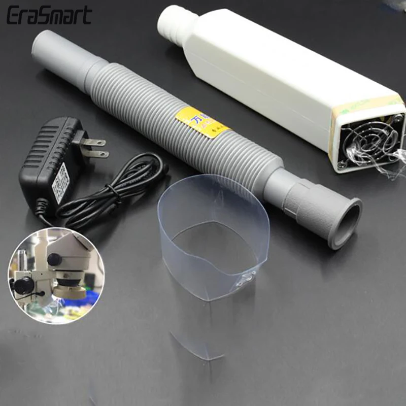 Microscope Exhaust fan smoke Rosin soldering oil gas fume absorber Fume extractor For Mobile Phone Mortherboard Repair
Microscope Exhaust fan smoke Rosin soldering oil gas fume absorber Fume extractor For Mobile Phone Mortherboard Repair