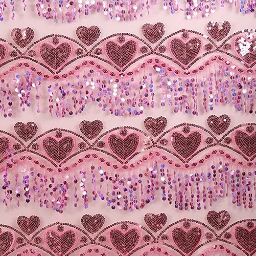 Tassel Sequins embroidery heart-shaped flowers fabric cloth stage costumes wedding dress lace fabrics garment accessories
Tassel Sequins embroidery heart-shaped flowers fabric cloth stage costumes wedding dress lace fabrics garment accessories