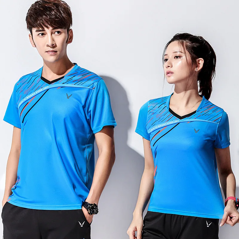 Женские/мужские комплекты рубашек для бадминтона одежда настольного тенниса