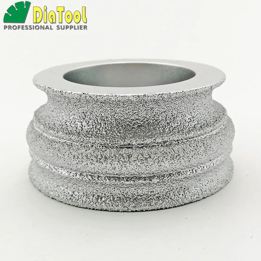 DIATOOL Dia75mmX35mm Diamond Profile Grinding Wheel For Stone, Vacuum Brazed Diamond Grinding Wheel
DIATOOL Dia75mmX35mm Diamond Profile Grinding Wheel For Stone, Vacuum Brazed Diamond Grinding Wheel