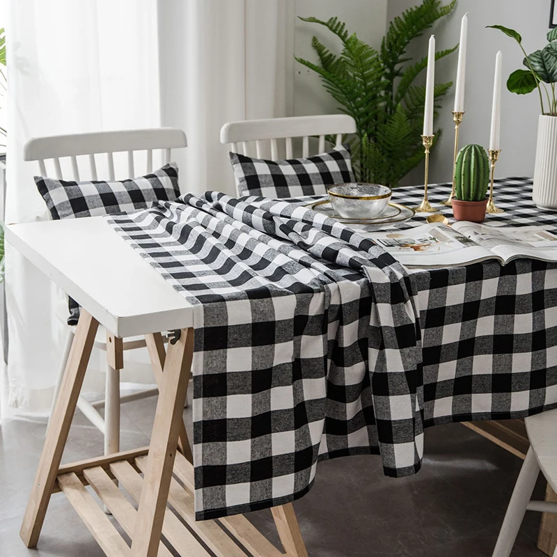 Simanfei Cotton and linen Table cloth Country Style Plaid Print Rectangle Table Cover Tablecloth Home Kitchen Decoration
Simanfei Cotton and linen Table cloth Country Style Plaid Print Rectangle Table Cover Tablecloth Home Kitchen Decoration