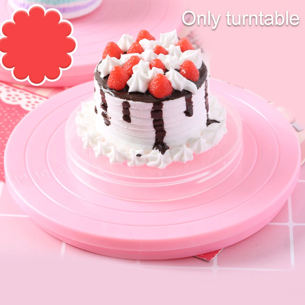 Round Decorating Stand Cake Turntable Sugarcraft Fondant Nonslip Bottom Rotating Platform Dessert Revolving Baking Tools Kitchen
Round Decorating Stand Cake Turntable Sugarcraft Fondant Nonslip Bottom Rotating Platform Dessert Revolving Baking Tools Kitchen