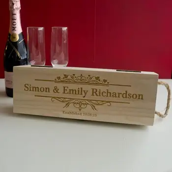 Custom Name Wood Wine Box Engraved Bride Groom Wedding Anniversary Gift Wine Holder Custom Wood Party Favor Wedding Accessories 
Custom Name Wood Wine Box Engraved Bride Groom Wedding Anniversary Gift Wine Holder Custom Wood Party Favor Wedding Accessories