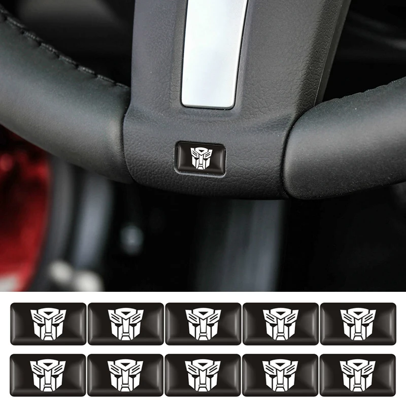 10Pcs/lot Car styling 3D Transformers logo Decoration stickers Emblem Badge motorcycle Decals Creative Auto Accessories
10Pcs/lot Car styling 3D Transformers logo Decoration stickers Emblem Badge motorcycle Decals Creative Auto Accessories