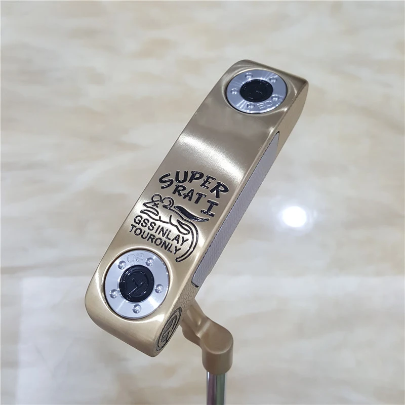Gold Super Rat Golf Putter GSS INLAY Tour Only Golf Clubs Putter Weight can remove irons wedge driver
Gold Super Rat Golf Putter GSS INLAY Tour Only Golf Clubs Putter Weight can remove irons wedge driver
