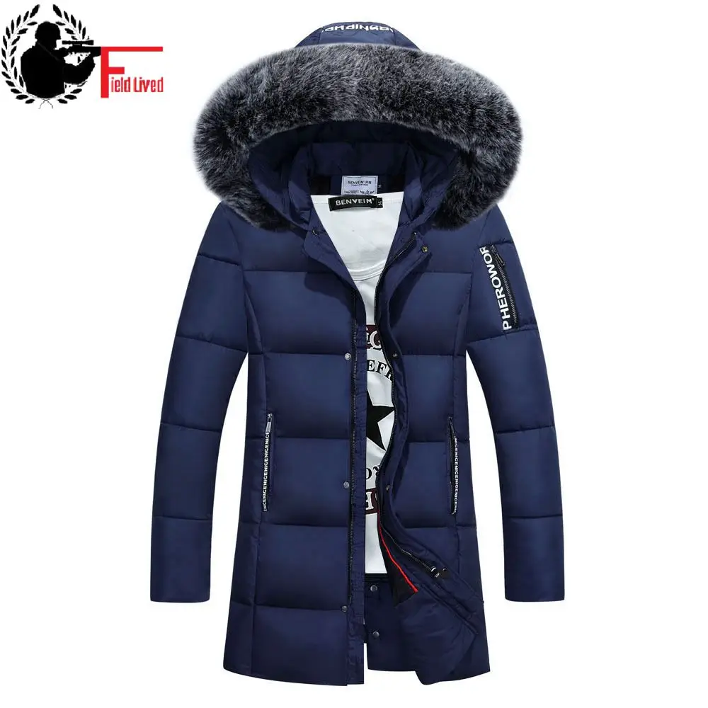 2023 Men's Coat Thick Warm Winter Jacket Men Outwear High Quality Stylish Male Parka Slim Fit Fur Hood cotton padded Long Jacket 
2023 Men's Coat Thick Warm Winter Jacket Men Outwear High Quality Stylish Male Parka Slim Fit Fur Hood cotton padded Long Jacket