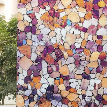 Width 30/60 cm colorful cobblestone decorative window films heat transfer vinyl privacy protective glass stickers sun blocking
Width 30/60 cm colorful cobblestone decorative window films heat transfer vinyl privacy protective glass stickers sun blocking