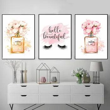 Modern Wall Art Home Decor Perfume Bottle Canvas Painting Coco Wall Pictures For Living Room Fashion Posters and Prints No Frame
Modern Wall Art Home Decor Perfume Bottle Canvas Painting Coco Wall Pictures For Living Room Fashion Posters and Prints No Frame