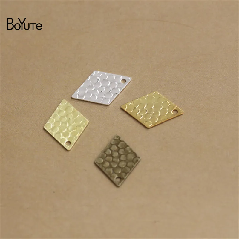 BoYuTe Wholesale (200 Pieces/Lot) Metal Brass Stamping 13*18MM Rhombus Floating Charms for Jewelry Making Diy
BoYuTe Wholesale (200 Pieces/Lot) Metal Brass Stamping 13*18MM Rhombus Floating Charms for Jewelry Making Diy