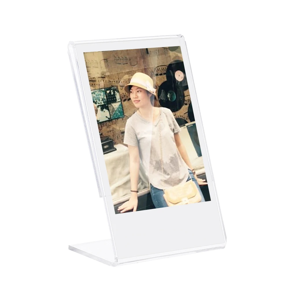 Andoer 1 pcs 3" L-shape Photo Frame Transparent Mini Stand for Fujifilm Instax Mini 8 8+ 70 7s 90 25 26 50s SP-1 SP-2 Film
Andoer 1 pcs 3" L-shape Photo Frame Transparent Mini Stand for Fujifilm Instax Mini 8 8+ 70 7s 90 25 26 50s SP-1 SP-2 Film