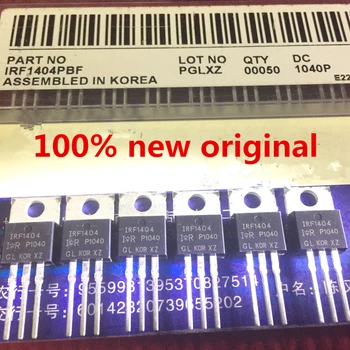 50PCS 100PCS 100% new original IRF1404 IRF1404PBF field effect tube 162A/40V package TO220 Free shipping best match
50PCS 100PCS 100% new original IRF1404 IRF1404PBF field effect tube 162A/40V package TO220 Free shipping best match