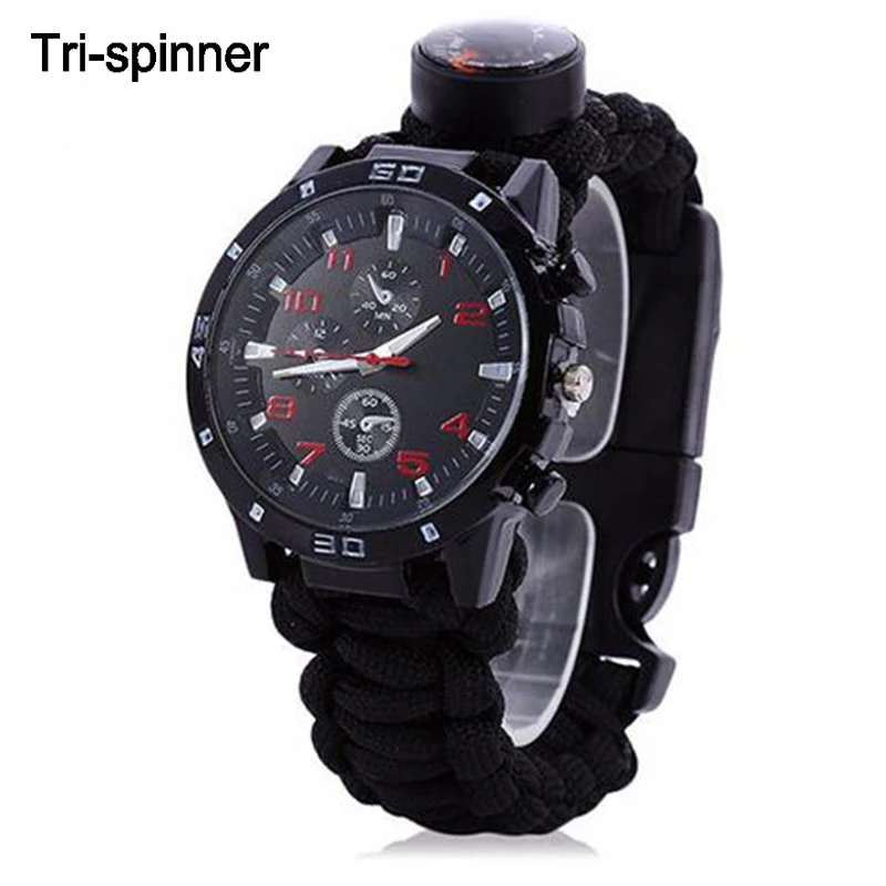 EDC Tactical multi Outdoor Camping survival bracelet watch compass Rescue Rope paracord equipment Tools kit
EDC Tactical multi Outdoor Camping survival bracelet watch compass Rescue Rope paracord equipment Tools kit