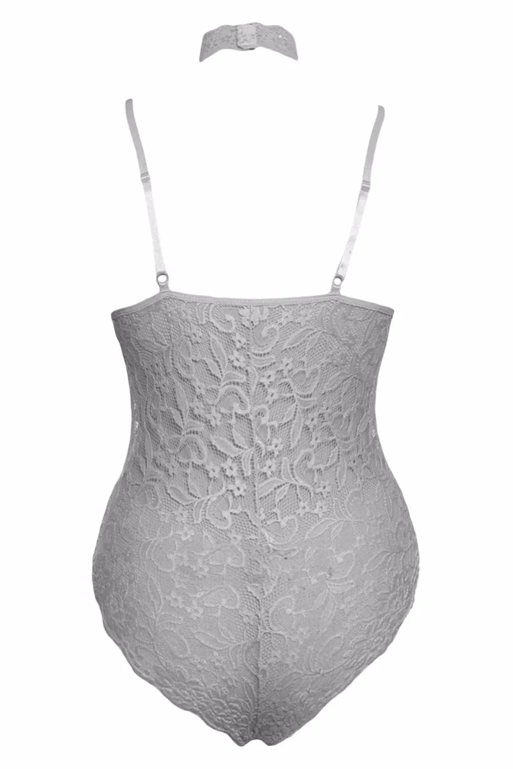 Grey-Sheer-Lace-Choker-Neck-Teddy-Lingerie-LC32139-11-3