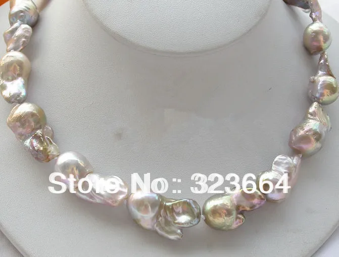 REAL HUGE AAA SOUTH SEA PURPLE BAROQUE PEARL NECKLACE 18 
REAL HUGE AAA SOUTH SEA PURPLE BAROQUE PEARL NECKLACE 18