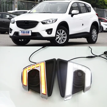 Car Flashing 1 Set LED For Mazda CX5 CX-5 2012 2013 2014 2015 2016 DRL Daytime Running Light Daylight With Yellow Turn Signal
Car Flashing 1 Set LED For Mazda CX5 CX-5 2012 2013 2014 2015 2016 DRL Daytime Running Light Daylight With Yellow Turn Signal