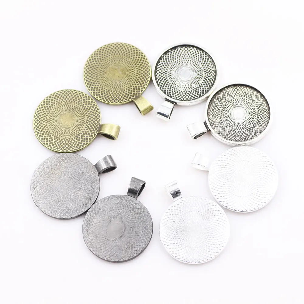 ZHUBI 5pcs 24mm Pendant Jewelry Making Findings Setting Fit 24mm Cabochons Cameo Base Tray Bezel Blank Cabochon Necklaces
ZHUBI 5pcs 24mm Pendant Jewelry Making Findings Setting Fit 24mm Cabochons Cameo Base Tray Bezel Blank Cabochon Necklaces