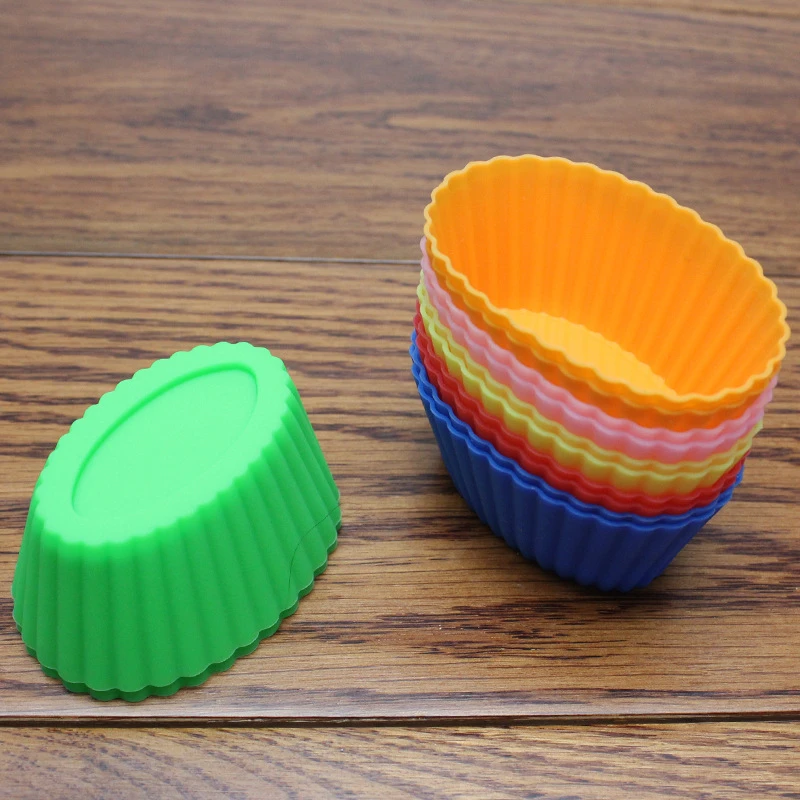 12 PCS/Set Oval Muffin Cake Cup Silicone Cake DIY Mold Baking Fondant Muffin Cake Decorating Tools Random Color
12 PCS/Set Oval Muffin Cake Cup Silicone Cake DIY Mold Baking Fondant Muffin Cake Decorating Tools Random Color