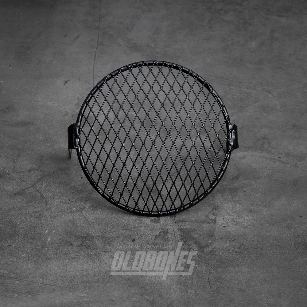 OLDBONES 16.5CM Vintage Cafe Racer Headlight Cover Diamond Shape Grid Metal Case Front Headlight Guard Cover
OLDBONES 16.5CM Vintage Cafe Racer Headlight Cover Diamond Shape Grid Metal Case Front Headlight Guard Cover