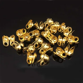 20pcs Stainless Steel Side Clamp On Bead Tip Gold Tone Calottes End Crimps Beads Tips Fit 2mm-3mm Ball Chain
20pcs Stainless Steel Side Clamp On Bead Tip Gold Tone Calottes End Crimps Beads Tips Fit 2mm-3mm Ball Chain