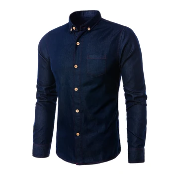 2018 Fashion Denim Jacket Coat Men Blue Denim Jacket Turn-Down Collar Causal Jackets Size M-2XL
2018 Fashion Denim Jacket Coat Men Blue Denim Jacket Turn-Down Collar Causal Jackets Size M-2XL