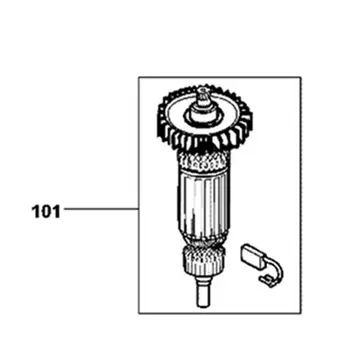 Armature N030346 220-240V Rotor For Dewalt D25404K D25405K 
Armature N030346 220-240V Rotor For Dewalt D25404K D25405K
