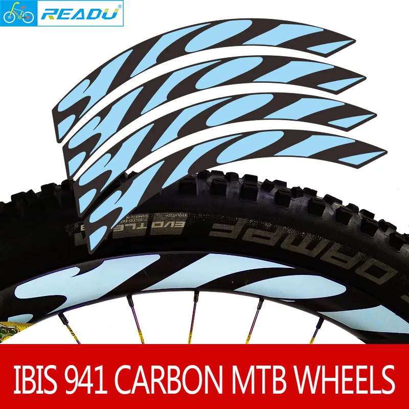 Applicable ibis 941 Carbon mountain wheel set decals MTB ibis wheels stickers Sticker width is 3.1cm for two wheels stickers
Applicable ibis 941 Carbon mountain wheel set decals MTB ibis wheels stickers Sticker width is 3.1cm for two wheels stickers