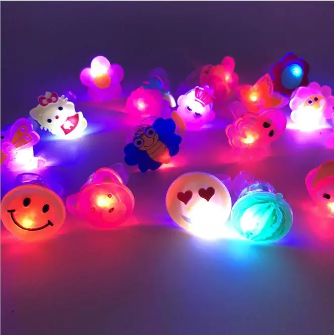 5 pieces novelty glow ring LED flash finger cartoon light kids night toy children play in dark toys
5 pieces novelty glow ring LED flash finger cartoon light kids night toy children play in dark toys