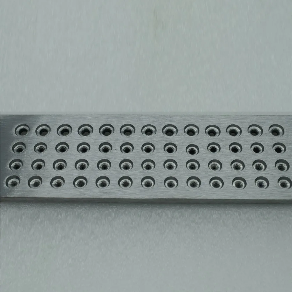 52 hole tungsten carbide round wire draw plate Goldsmith drawplate 0.26 to 4.1mm
52 hole tungsten carbide round wire draw plate Goldsmith drawplate 0.26 to 4.1mm