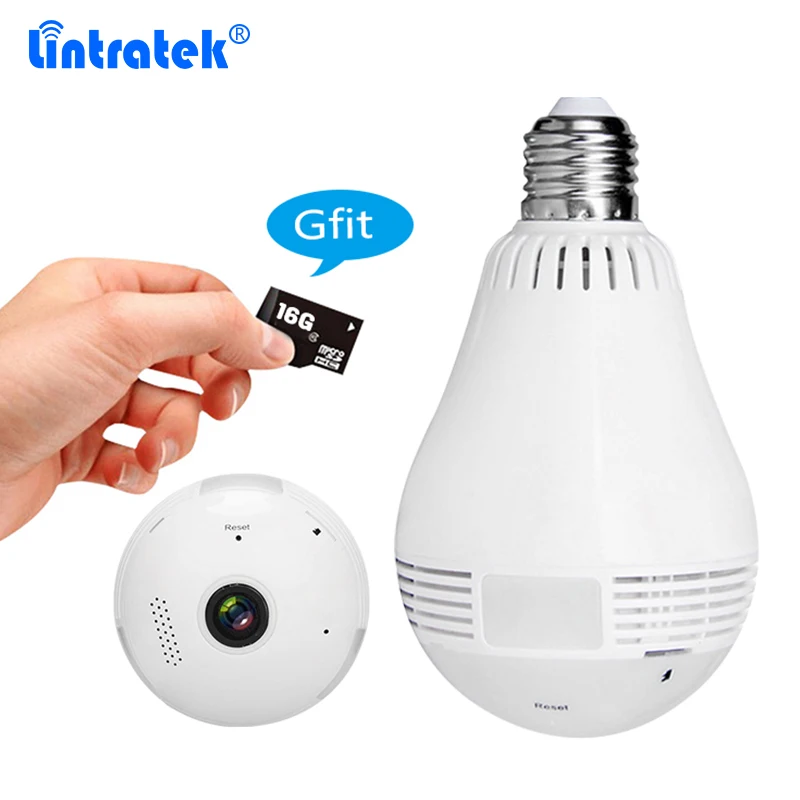 HD 1080P Wireless IP Camera 360 Degree Panoramic light bulb 2.0MP Security Camera Support Phone APP Wifi Control
HD 1080P Wireless IP Camera 360 Degree Panoramic light bulb 2.0MP Security Camera Support Phone APP Wifi Control