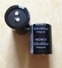 Photo Flash Capacitor 500V 600UF 40*50MM
