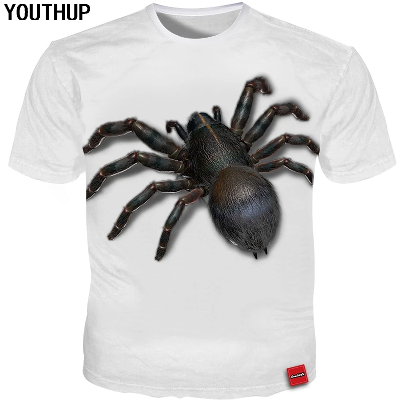 YOUTHUP 2018 Funny 3d T Shirt Men Spider 3d Print Mischief Men T Shirt Cool Tees Shirt Casual 3d White T Shirts Hip Hop Outwear
YOUTHUP 2018 Funny 3d T Shirt Men Spider 3d Print Mischief Men T Shirt Cool Tees Shirt Casual 3d White T Shirts Hip Hop Outwear