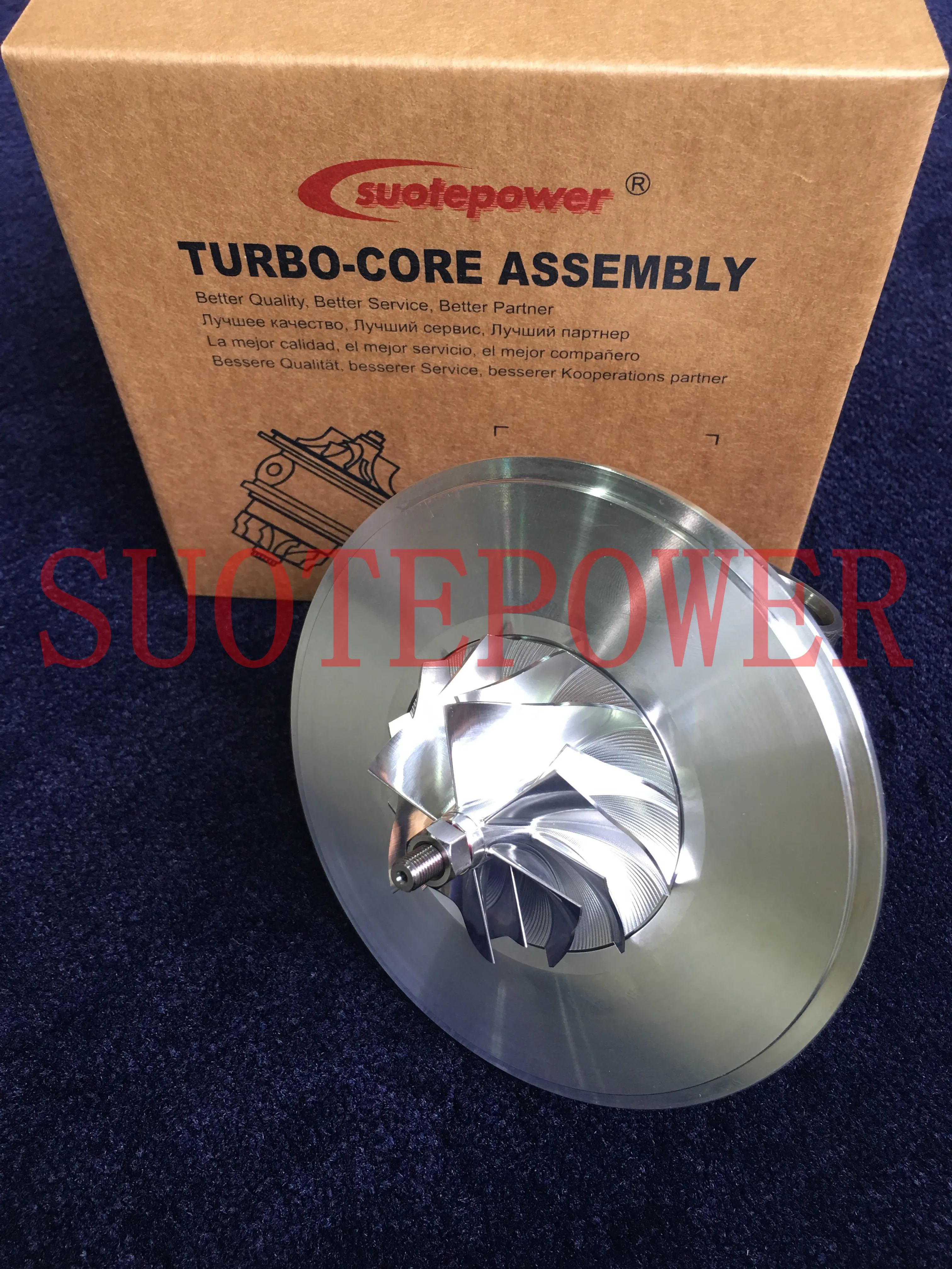 Suotepower catridge Upgrade 06K145722H turbo cartridge 06K145614D core for Volkswagen Golf IS38 TW 50.5*57.8 CW 49.5*63.8
Suotepower catridge Upgrade 06K145722H turbo cartridge 06K145614D core for Volkswagen Golf IS38 TW 50.5*57.8 CW 49.5*63.8