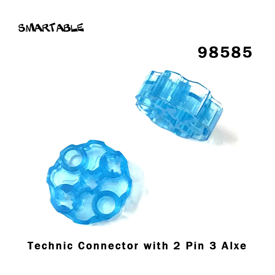 Smartable Technic Connector with 2 Pin 3 Alxe Building Block MOC Parts Toys For Children Compatible Technic 98585 10pcs/Set
Smartable Technic Connector with 2 Pin 3 Alxe Building Block MOC Parts Toys For Children Compatible Technic 98585 10pcs/Set