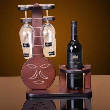 Creative Lute style wood wine rack European fashion bar wine rack wine glass holder
Creative Lute style wood wine rack European fashion bar wine rack wine glass holder