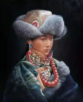 perfect oil painting handpainted 20x24in on canvas : Brave Tibetan girl . #free shipping
perfect oil painting handpainted 20x24in on canvas : Brave Tibetan girl . #free shipping