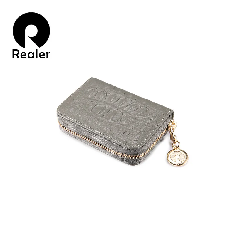 REALER credit card holders genuine leather coin purse female business card ID holder small women wallet ladies Coin money bags
REALER credit card holders genuine leather coin purse female business card ID holder small women wallet ladies Coin money bags