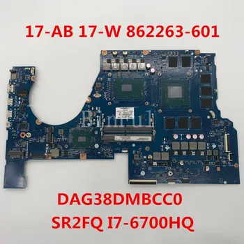 High quality For 17-AB 17-W Laptop motherboard 862263-601 910091-601 DAG38DMBCC0 With SR2FQ I7-6700HQ CPU 100% full Tested
High quality For 17-AB 17-W Laptop motherboard 862263-601 910091-601 DAG38DMBCC0 With SR2FQ I7-6700HQ CPU 100% full Tested