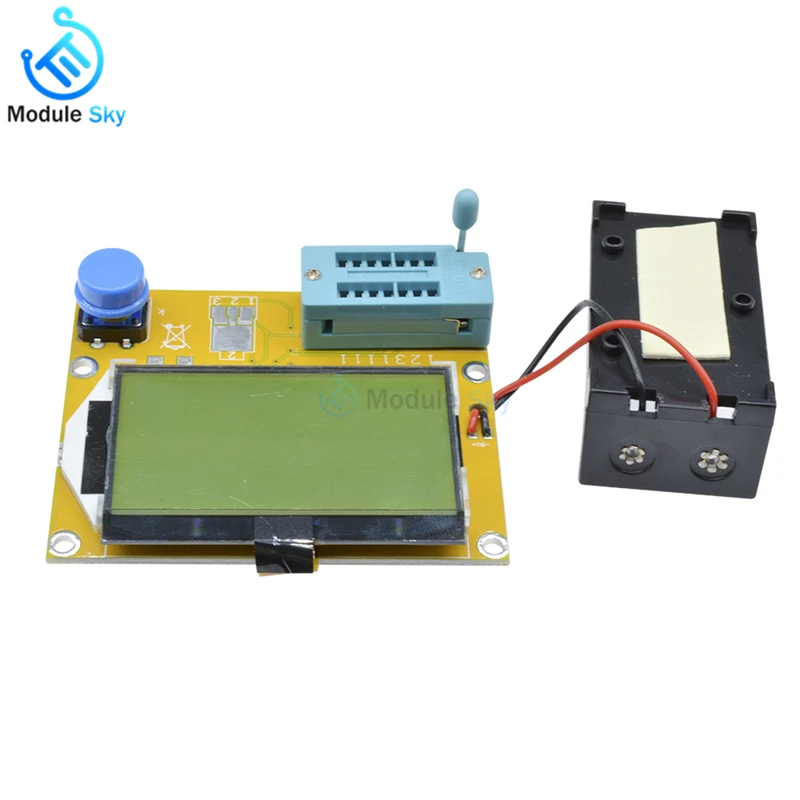 LCR-T4 LCD Digital Transistor Tester Meter Backlight Diode Triode Capacitance ESR Meter For MOSFET/JFET/PNP/NPN L/C/R 1
LCR-T4 LCD Digital Transistor Tester Meter Backlight Diode Triode Capacitance ESR Meter For MOSFET/JFET/PNP/NPN L/C/R 1