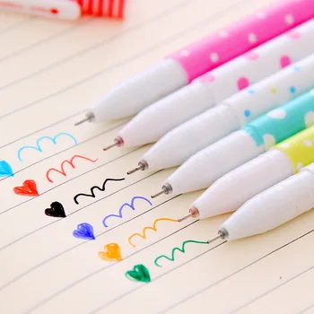 6pcs/lot Cute Polka Dots Floral Garden Gel Pen Writing Signing Pen School Office Supply Kids Gift Stationery 0.38mm Blue Ink
6pcs/lot Cute Polka Dots Floral Garden Gel Pen Writing Signing Pen School Office Supply Kids Gift Stationery 0.38mm Blue Ink