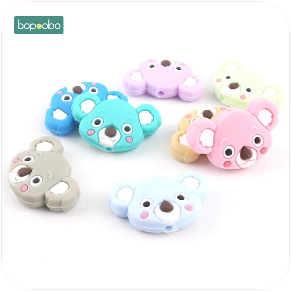 Bopoobo 50pc Baby Silicone Flamingo Accessory Mini Koala Chewable Beads BPA Free Silicone Teether DIY Crafts Beads Baby Teether
Bopoobo 50pc Baby Silicone Flamingo Accessory Mini Koala Chewable Beads BPA Free Silicone Teether DIY Crafts Beads Baby Teether