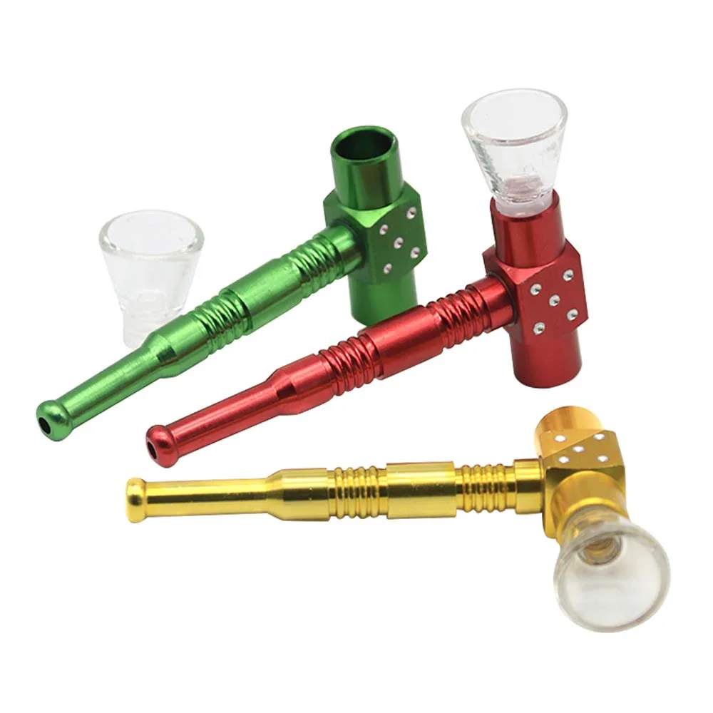 Metal Pipe Glass Filter Portable Metal Screen for Smoking Pipe Herb Tobacco Pipes Random Color
Metal Pipe Glass Filter Portable Metal Screen for Smoking Pipe Herb Tobacco Pipes Random Color