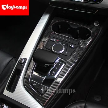 Carbon Fiber Car Control Gear Shift Panel Water Cup Holder Decorative Frame Cover Trim Accessories For Audi a4 b9 2017-2019
Carbon Fiber Car Control Gear Shift Panel Water Cup Holder Decorative Frame Cover Trim Accessories For Audi a4 b9 2017-2019