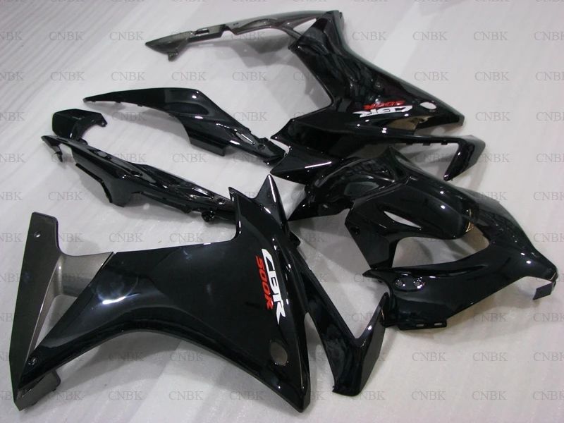 Для CBR500 RR 2013 - 2014 Обтекатели 14 13 черные CBR 500 неокрашенные для кузова | Автомобили и