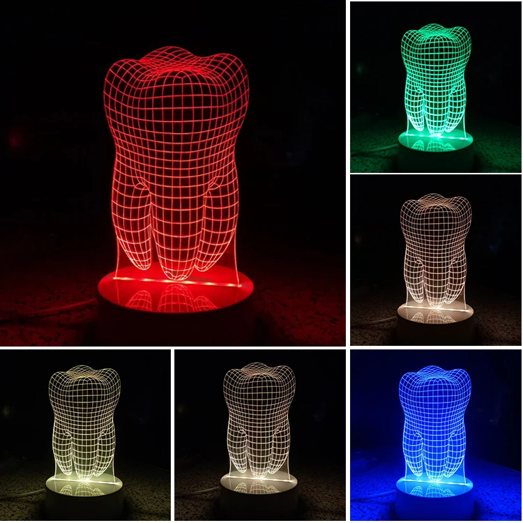 3D Visual Light USB Cable Tooth Lamp 3D Night Light Remote Controlled Hologram Illusion Night Light Table Lamp Bedside Lamps
3D Visual Light USB Cable Tooth Lamp 3D Night Light Remote Controlled Hologram Illusion Night Light Table Lamp Bedside Lamps