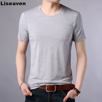 Liseaven Men T-shirts Solid Color Slim Fit Short Sleeve T Shirt Summer Mens New O-Neck Tops Basic TShirts Brand Clothing
Liseaven Men T-shirts Solid Color Slim Fit Short Sleeve T Shirt Summer Mens New O-Neck Tops Basic TShirts Brand Clothing
