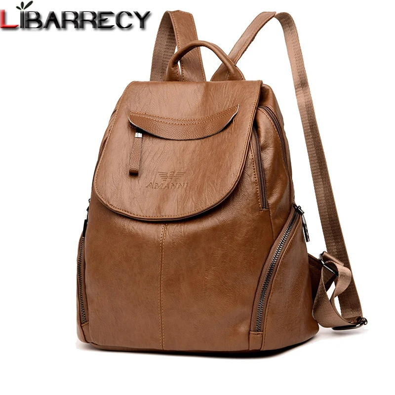 Luxury Backpack Women Famous Brand Leather Backpack Large Capacity Bookbag Simple Travel Backpacks Leisure Shoulder Bags Female
Luxury Backpack Women Famous Brand Leather Backpack Large Capacity Bookbag Simple Travel Backpacks Leisure Shoulder Bags Female