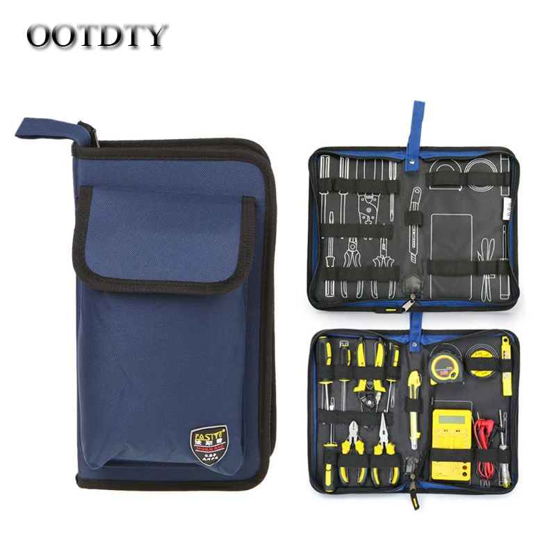 New Professional Electricians Hard Plate Tool Kit Bag Storage Case Multifunctional Pocket Organizer Waterproof Oxford 3 Sizes
New Professional Electricians Hard Plate Tool Kit Bag Storage Case Multifunctional Pocket Organizer Waterproof Oxford 3 Sizes