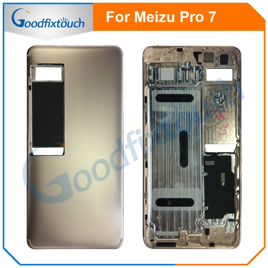 For Meizu Pro 7 Battery Cover Back Cover Case With Secondary Display Back Housing For Meizu Pro7 Rear Housing With Back LCD (9)