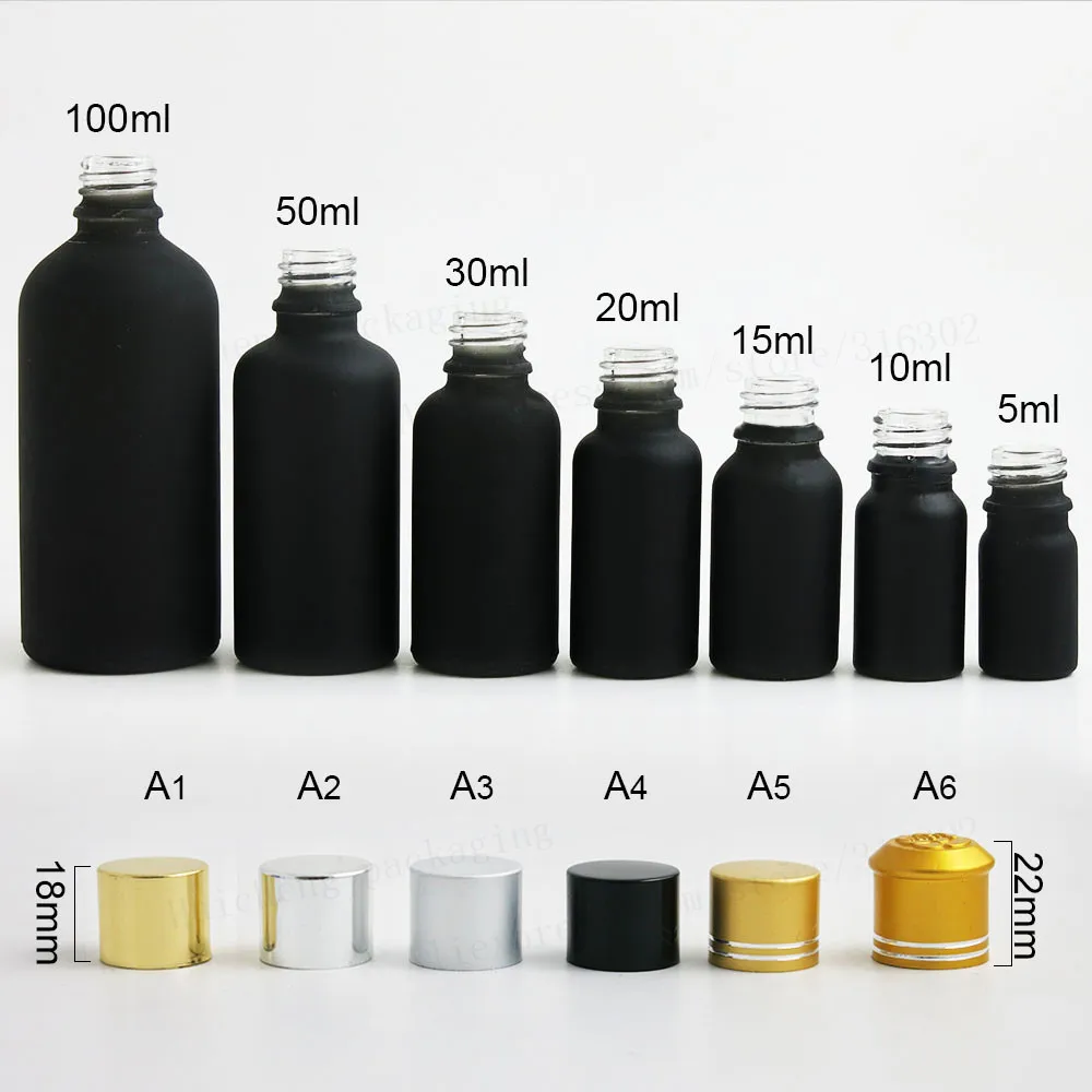 200 x 100ML 5/3oz 1oz 2/3oz 1/2oz 1/3oz 1/6oz Matt Frost Black Cosmetic Essential Perfume Oil Bottle With Aluminium Caps Lids
200 x 100ML 5/3oz 1oz 2/3oz 1/2oz 1/3oz 1/6oz Matt Frost Black Cosmetic Essential Perfume Oil Bottle With Aluminium Caps Lids